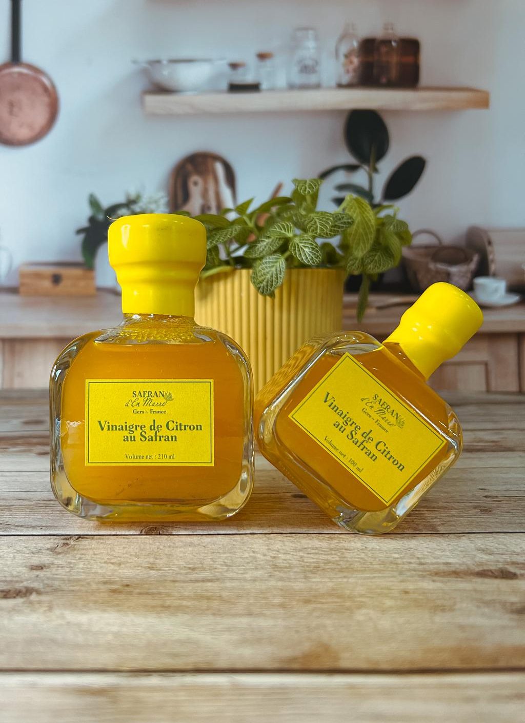 Vinaigre de citron au Safran