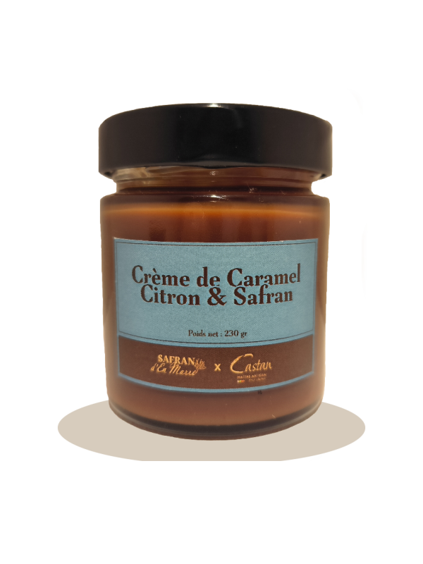 Crème de Caramel Citron & Safran - Pot de 230g