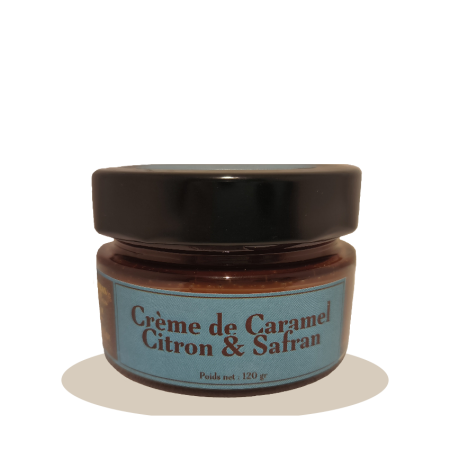 Crème de Caramel Citron & Safran - Pot de 120g