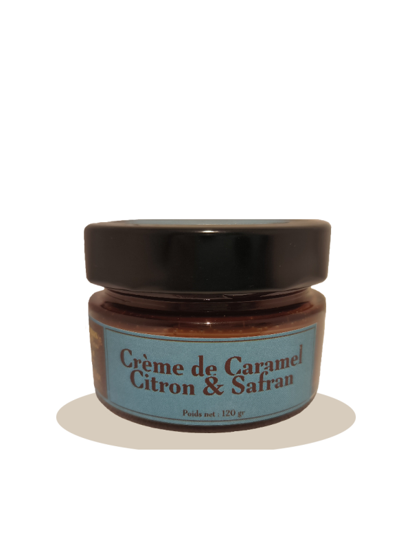 Crème de Caramel Citron & Safran - Pot de 120g