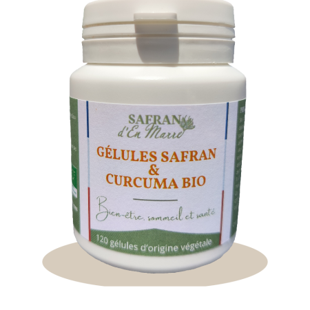 Gélules Safran & Curcuma BIO - 120 gélules