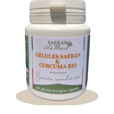 Gélules Safran & Curcuma BIO - 240 gélules
