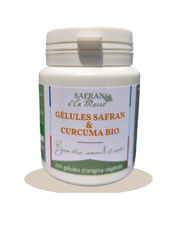 Gélules Safran & Curcuma BIO - 240 gélules