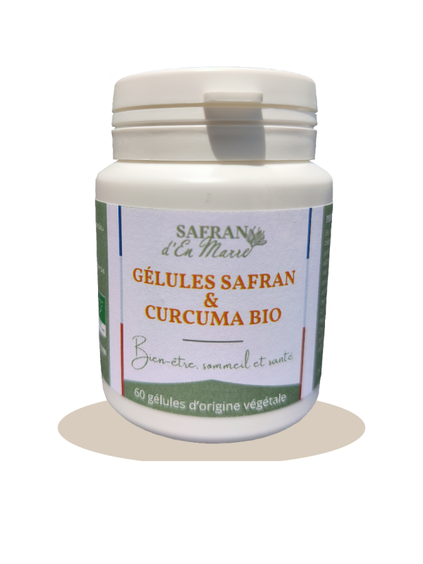Gélules Safran & Curcuma BIO - 60 gélules